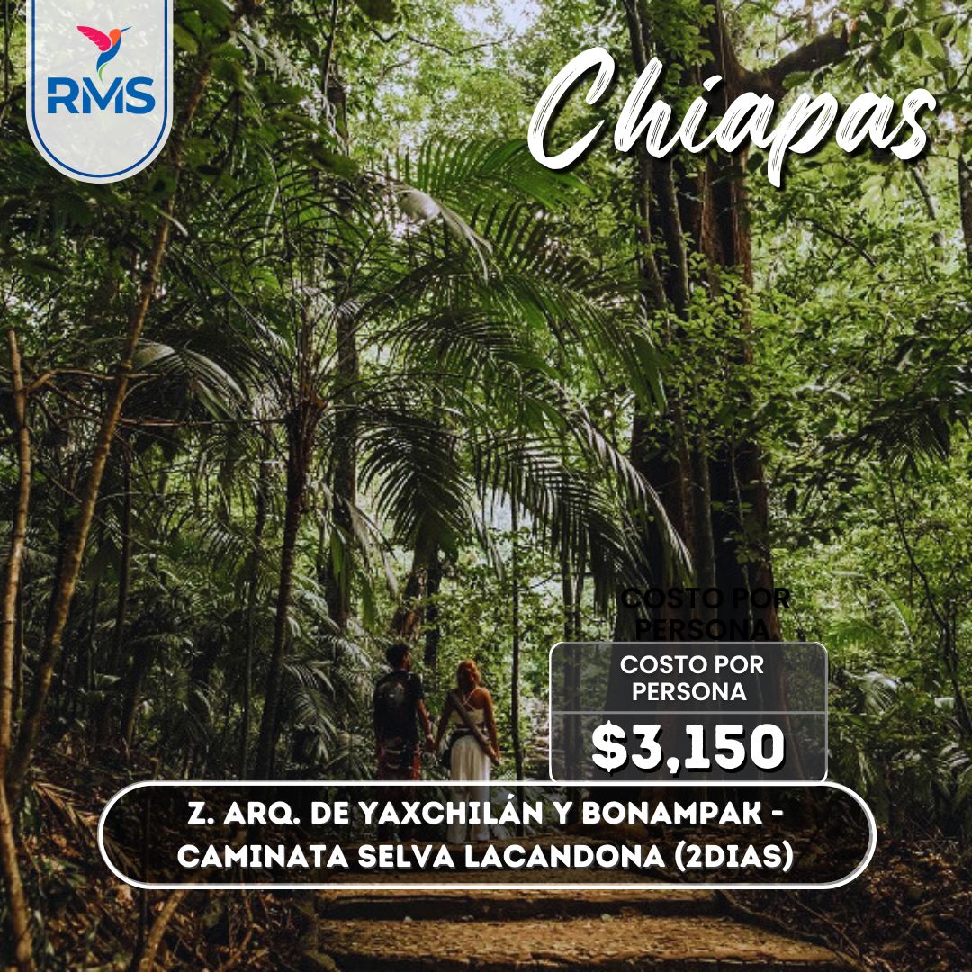 Yaxchilan - Bonampak - Caminata Selva-2 días